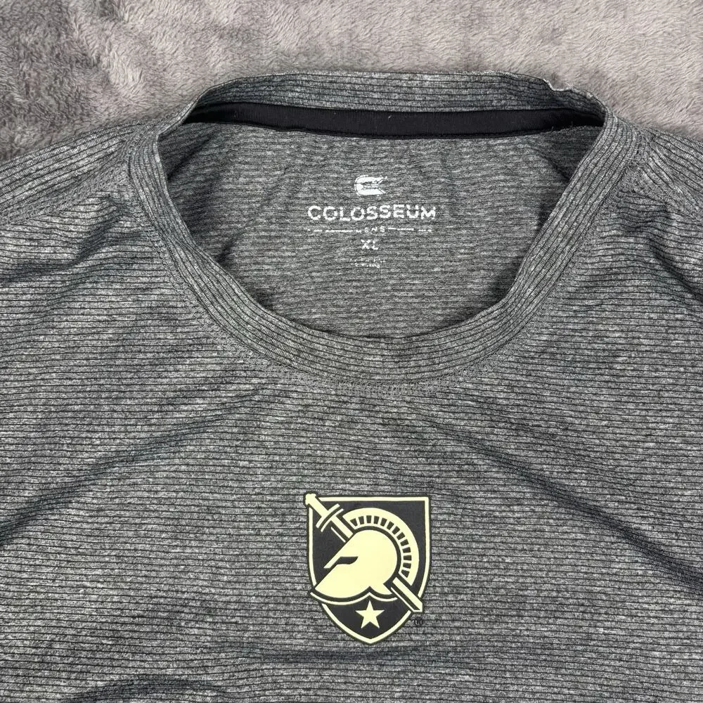 Army Black Knights Shirt‎ Mens XL Gray Graphic Dri Fit Athletic Cut